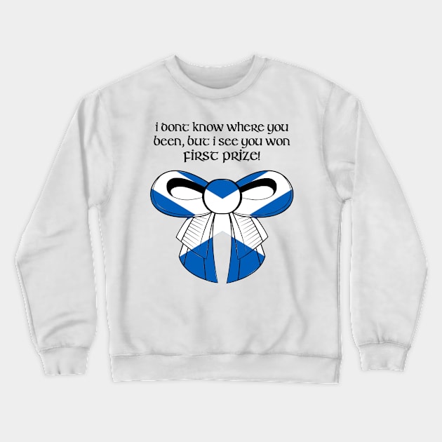 Drunken Scotsman Crewneck Sweatshirt by Yankeeseki